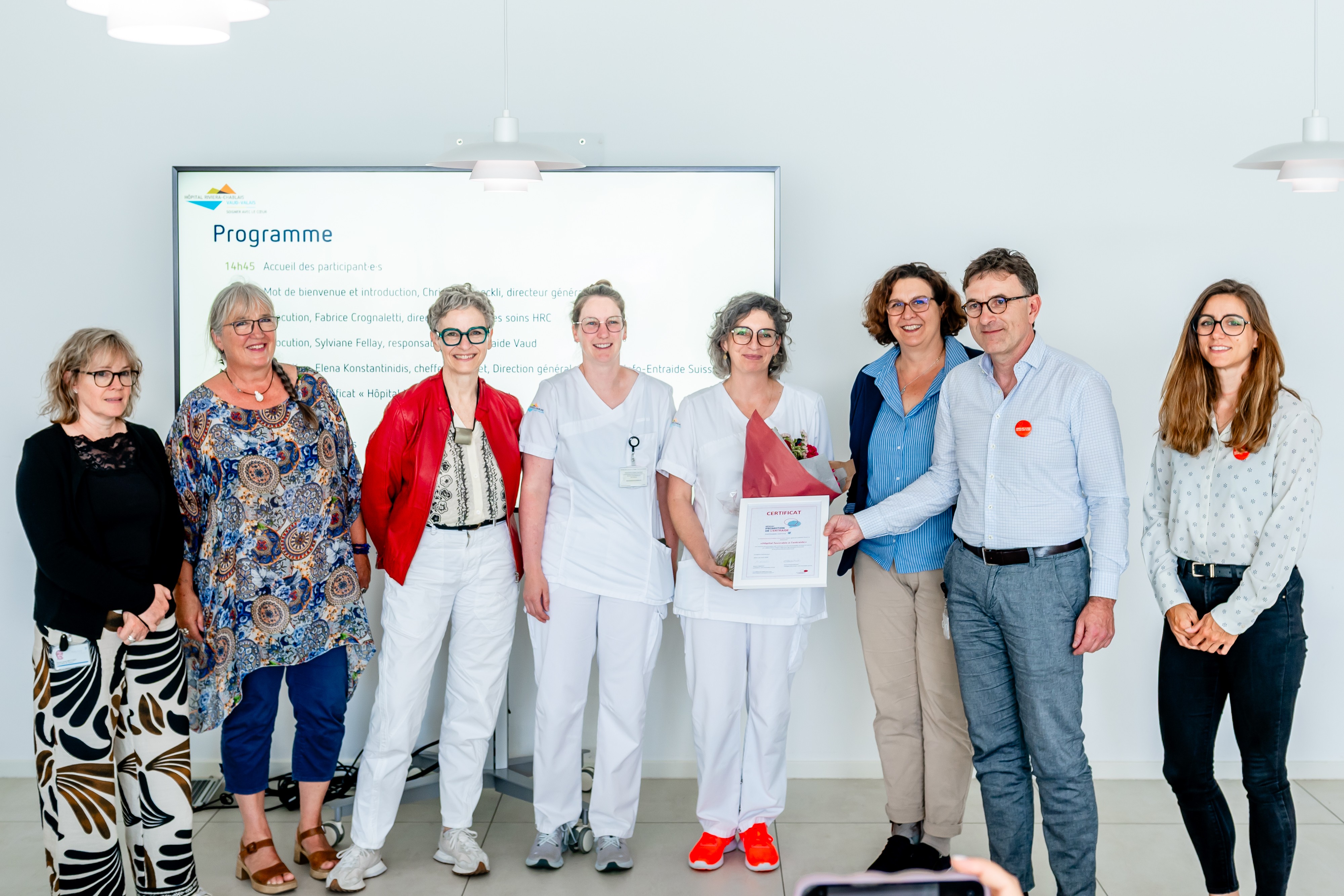 L'HRC certifié « Hôpital favorable à l'entraide »