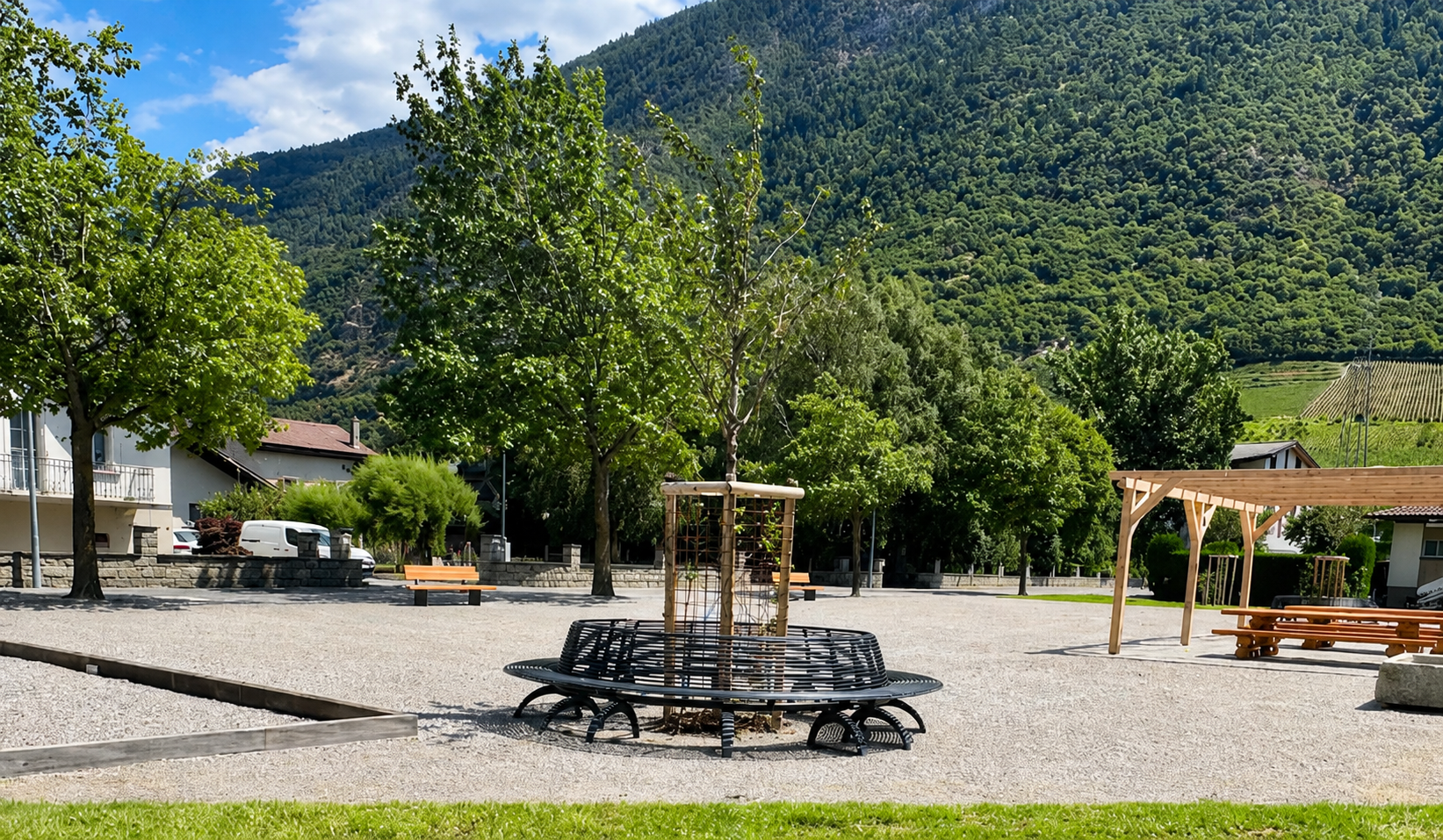 À Charrat, la Place des Retrouvailles veut devenir un nouveau lieu de vie