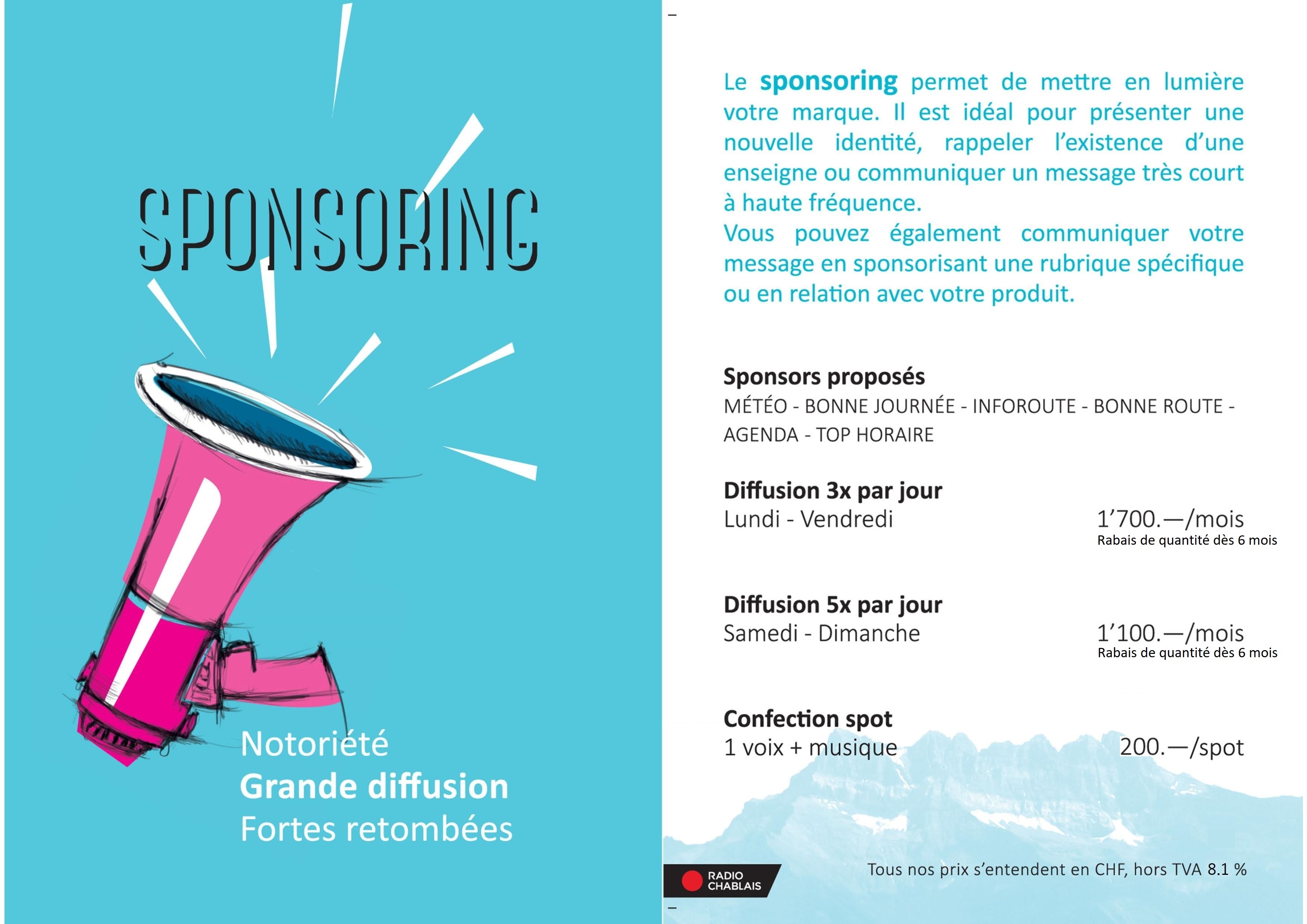 Prix sponsoring