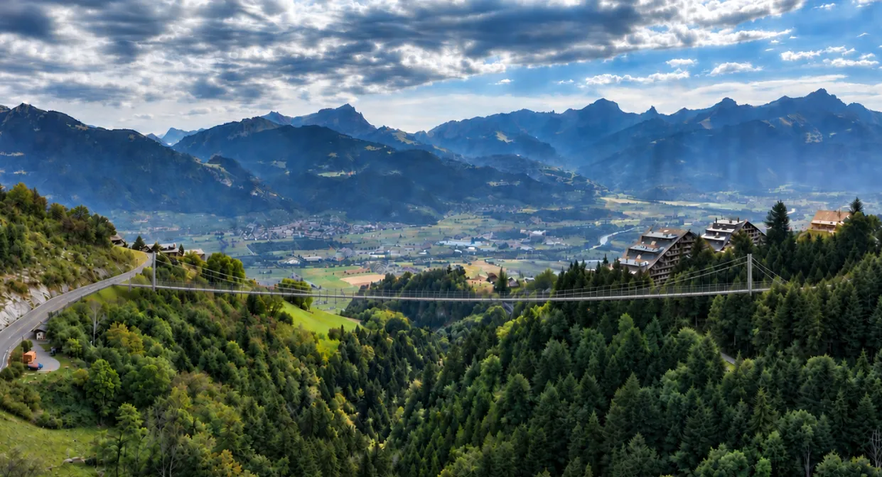 Vionnaz: entre Torgon et la Jorette, une passerelle à double vocation