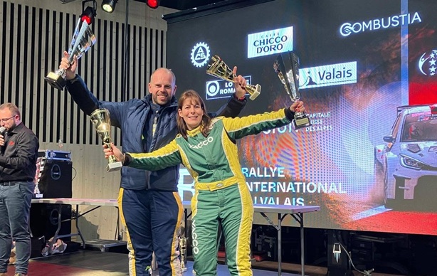 De retour sur le Rallye du Valais, Mireille Vidueira sort de sa routine