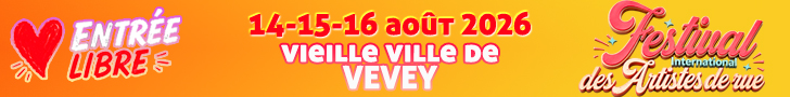 Le festival international des Artistes de rue à Vevey du 14 au 16 août